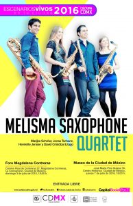 Melisma Saxophone Quartet in Mexico
