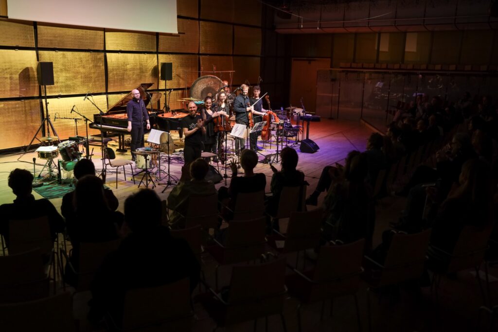 Inner outer self-variance and my deranged disembodied voices, performance at the Musikverein Vienna